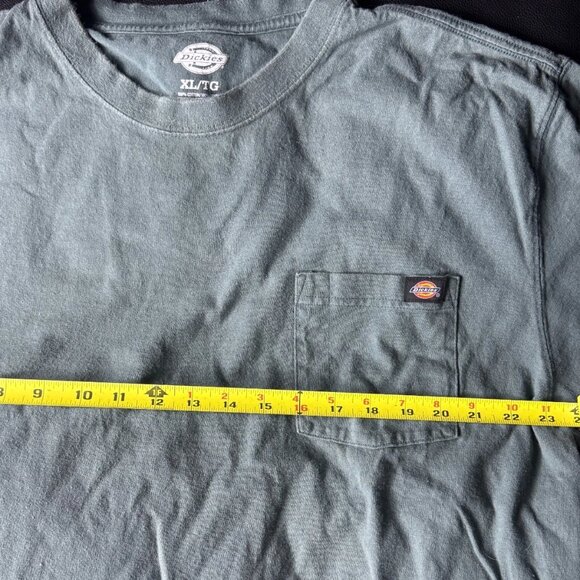 Dickies Men’s Short Sleeve Pocket T-Shirt Crewneck Green Size XL - Picture 8 of 13
